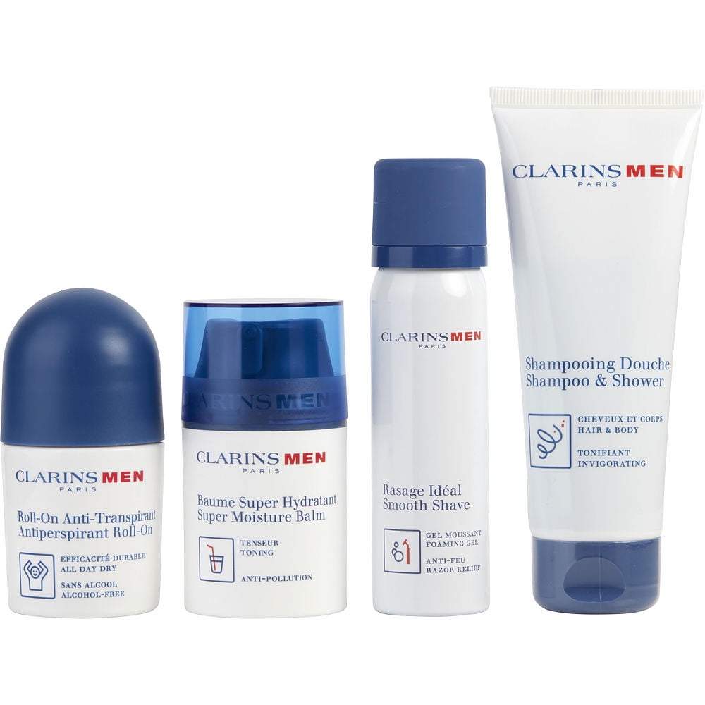 Clarins Clarins Women Men Grooming Essentials Set Shampoo & Shower
