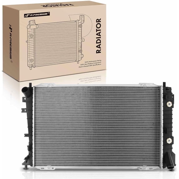 A-Premium Engine Coolant Radiator with Transmission Oil Cooler Compatible with Ford Crown Victoria & Lincoln Town Car & Mercury Grand Marquis 95-97, Automatic Trans, Replace# 8011737, F5VY8005C