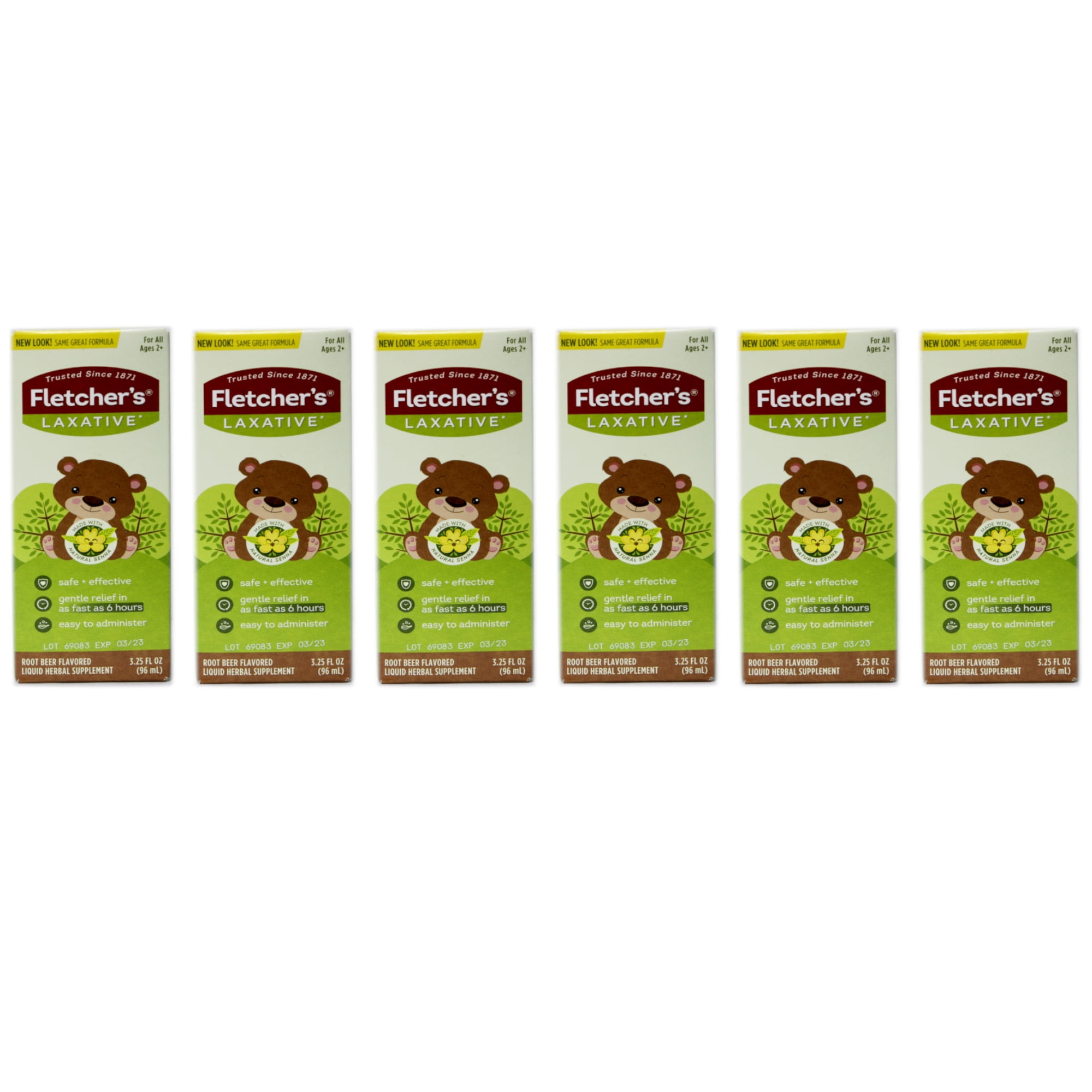 6 Pack - Fletcher's Laxative For Kids 3.50oz Each