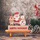 thumbnail image 3 of Fiudx Liquidación de ahorros de verano Adornos navideños de madera Adornos de escritorio para casas pequeñas Escena de regalo de Navidad Decoración, 3 of 7