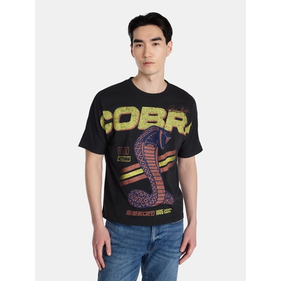 Shelby Cobra Men's and Big Men's Graphic Tee, Sizes XS-3XL