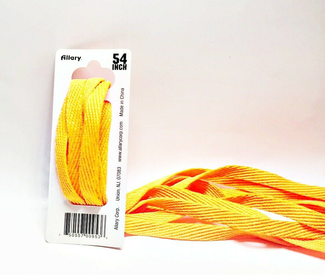 54 in Details about   Allary Hot Colors Flat Athletic Laces 1Pair Purple