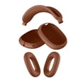 thumbnail image 1 of Funda protectora completa para auriculares AirPods Max, de silicona suave, antiarañazos y resistente al sudor, con recortes precisos y almohadillas protectoras para la diadema., 1 of 8