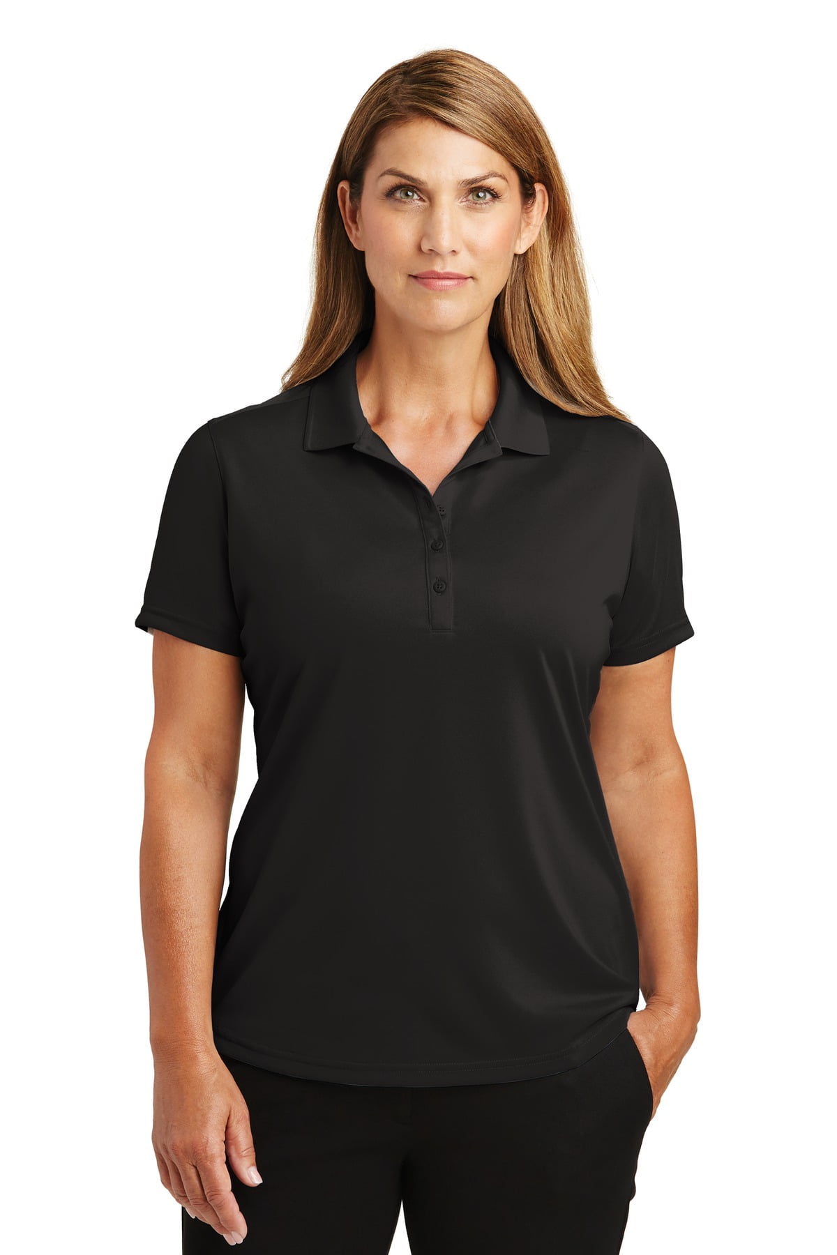 black polo shirt womens