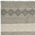 thumbnail image 3 of SAFAVIEH Natura Carly Geometric Braided Wool Area Rug, Grey/Ivory, 9' x 12', 3 of 6