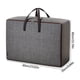 thumbnail image 3 of Bolsa de almacenamiento de gran capacidad con asa - Caja plegable de tela para mantas, colchas, almohadas y ropa - Gris (70x50x30cm), 3 of 3