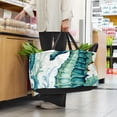 thumbnail image 6 of Hippocampus Large Capacity Reusable Foldable Oxford Cloth Picnic Basket with Storage Bag, Storage Box, and Shopping Bag, 6 of 7