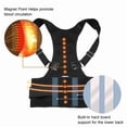 thumbnail image 4 of Magnetic Back Brace for Men Women Shoulder Upper Back Girdle Back Belt Strap Posture Belt Under Shirts, 4 of 10