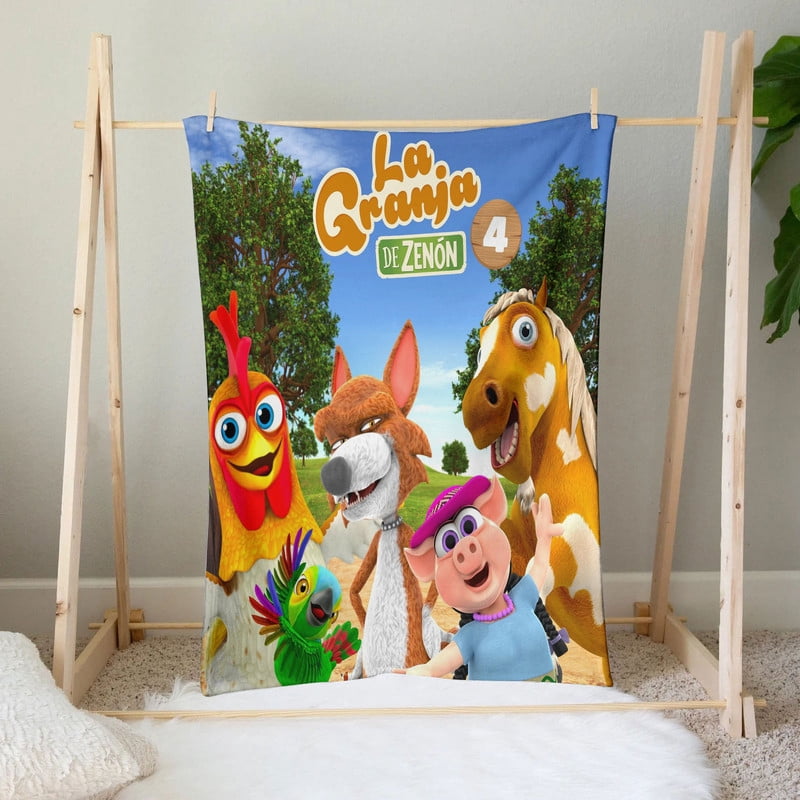 The La Granja De Zenon Anti Pilling Flannel Blanket Gifts for Fans Lover Girls Boys Women Present Hoodie Him Bed 30"x40"
