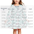 thumbnail image 4 of Wilark Girls Cotton Dress Printed Casual Long Sleeve Cute Fall A Line Dress Blue 8, 4 of 9