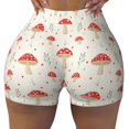 thumbnail image 2 of Fotbe Flat Mushrooms Shorts Sin Costuras – Shorts Deportivos de Cintura Alta para Mujer, Elásticos para Gimnasio, Yoga, Running o Ciclismo-X-Large, 2 of 8