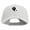 White, variant on Ying Yang Heart Embroidered New Big Size High Profile Twill Cap - White XL-3XL
