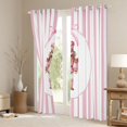 thumbnail image 3 of Homewish Royal Pink Nutcracker Blackout Curtains Set of 2 (52x84 Each),Dreamy Fairy Tale Window Curtains, Pink Bowknot Stripes Curtains and Drapes, Curtains and Drapes Decor, 3 of 6