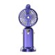 thumbnail image 2 of Ventilador plegable recargable con pulverizador, indicador LED, 5 velocidades, ajustable para viajes, 4, 2 of 5