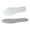 Grey, variant on Super Soft Breathable Memory Foam Sport Insoles for Men and Women - Comfortable Replacement Shoe Inserts for Running, Walking, Hiking - 1 Pair, Black, Size 9.5