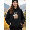 thumbnail image 4 of Cozy Bat Hoodie Halloween Hoodie for Men and Women, Unisex Pullover Hooded Sweatshirt, Comfortable Cotton Poly Blend, Casual Fall Seasonal Outfit, 4 of 5
