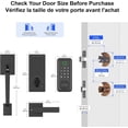 thumbnail image 4 of BLACK+DECKER Smart Lock with Keypad, Gateway Hub & Front Door Handle Set – WiFi Remote Access, Auto-Lock, App Control, Black Finish, 4 of 9