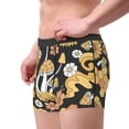 thumbnail image 4 of Kll Mushrooms Honeycomb Men'S Cotton Boxer Briefs Underwear-X-Large, 4 of 9