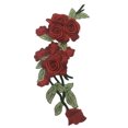 thumbnail image 1 of Toystoory 2019 parches de busto con cuello en forma de flor bordado 3D accesorio de parches de poliéster para ropa gran oferta Tela de costura y artesanía rojo, 1 of 5