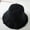 Black, variant on Korea Spring Summer Frayed Denim Sun Hat Adult Sunscreen Basin Cap Women Fisherman Hat Casual Panama Gorros