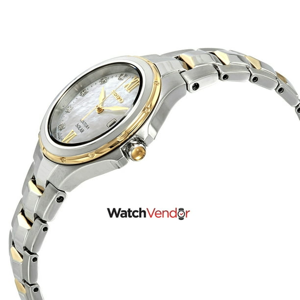 Seiko 2 shop tone ladies watch