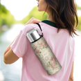 thumbnail image 6 of 20 Oz Pioneer Flower Coffee Tumbler Double Wall Insulated Stainless Steel Water Bottle | Metal Reusable Thermoses Flask with Cup Cap | Leak & Sweat Proof with Anti-Dust Lid, 6 of 7