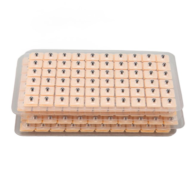 Kit de acupuntura de semillas para oídos 600 Uds semillas de acupresión para oídos masaje estimulación de presión de punto de acupuntura pasta aguja de piedra ANGGREK Otros