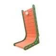 thumbnail image 1 of Cat Scratch después de rascar la alfombrilla de la cama en forma de L regalos interactivos de juguete interactivo evita muebles daños en la bola de , naranja, 1 of 8