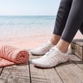 thumbnail image 2 of Stepedia Women's Wide Toe Box Barefoot Water Shoes Quick Dry Athletic Water Sports Shoes Beach Shoes, White, 2 of 7