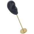 thumbnail image 4 of kurtrusly Earring Display Stand Human Ear Model Organizer Holder Showcase Stud Jewelry Right Ear Black Height: 18cm 5Set, 4 of 6