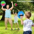 thumbnail image 4 of NOGIS Toss and Catch Game Set Lawn Games 2 Paddles 1 Ball, 4 of 7