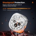 thumbnail image 4 of moogdieeo 3 in 1 Metal Case for Samsung Galaxy Watch Ultra/Ultra 2 Screen Protector 47mm, Stainless Steel Protective Bumper Face, Hard PC Back Cover and 9H Tempered Glass Film for 7 Ultra & 8 Ultra, 4 of 14