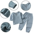 thumbnail image 4 of Esaierr Baby Boys Girls Cute Casual Pullover T-Shirt Set,Spring Long Sleeve Long Pants Set for 6 Months-6 Years, 4 of 6