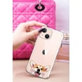 thumbnail image 3 of WIRESTER Soft TPU Clear Case Slim Protective Cover for Apple iPhone 13 mini 5.4" 2021, Animal Red Pembroke Welsh Corgi Dog, 3 of 3
