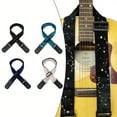 thumbnail image 3 of Personality Guitar Strap For Acoustic Classic Guitar Bass Star Pattern Soft, 3 of 5