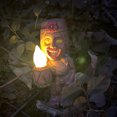 thumbnail image 4 of Creative Garden Solar Light, Decoration Outdoor Smiling Face Totem Solar Light Warm LED Beads  For Yard For Patio, 4 of 8