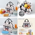 thumbnail image 5 of XYZCANDO American Bow Prints 4 Piece School Backpack Set with Lunch Box Pencil Case Water Bottle Bag Carrier Gift for Elementary School Students, 5 of 7