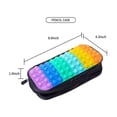 thumbnail image 5 of Pop It Backpacks 3 Pcs Decompression School Bags Real Rainbow Fidget Toys Color Push Bubble Bookbag-cl., 5 of 5