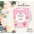 thumbnail image 5 of Darling Souvenir Pink Birthday Invitation Card 28 Pcs Fill or Write In Blank Invites Printable Party Supplies 5 x 7 Inches, 5 of 5
