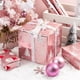 thumbnail image 4 of Papel de regalo navideño MAYPLUSS, lámina metálica rosa, 43 x 305 cm, 4 of 7