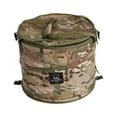 thumbnail image 3 of Bolsa de basura plegable para acampar con cierre de clavos, organizador y reciclable. camuflaje verde, 3 of 9