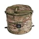 thumbnail image 3 of Papelera de reciclaje con cerradura de clavo de tierra, papelera plegable para acampar camuflaje verde, 3 of 9