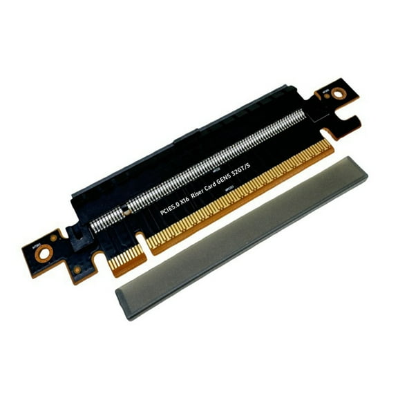PCIE5.0 X16 Riser Card Gen5 32GT/S PCI-E 5.0 X16 Adapter Card PCI-E to PCI-E 16X H PCB Plastic2118