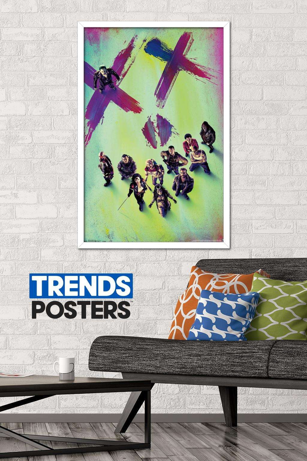 DC Comics Movie - Suicide Squad - Teaser Wall Poster, 22.375" x 34", Framed