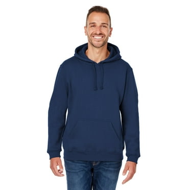 J America - Adult Premium Fleece Pullover Hooded Sweatshirt - JA8824 - TRUE NAVY - XL