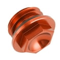 thumbnail image 5 of Tapa de llenado de aceite, cubierta de tapón de tornillo, aluminio CNC, apto para Husqvarna TC 85/TE 125-300/FE 250-501, color naranja, 5 of 5