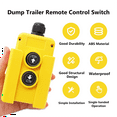thumbnail image 3 of Dump Trailer Remote Control Switch 12V DC Up Down Control Switch Hydraulic Pump Power Acting Lift Unloading Truck, 3 of 5