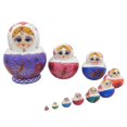 thumbnail image 1 of 10 Piezas De Patrones De Mariposas  De Anidación Matryoshka Toy # 2 CUTICAT Muñecas rusas, 1 of 8