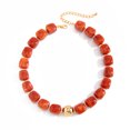 thumbnail image 5 of NICKSUN Colorful Chunky Necklaces for Women Trendy Multicolor Large Square Resin Beads Necklace Boho Chunky Statement Choker Necklaces Y2K Summer Jewelry, 5 of 8