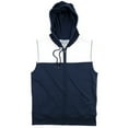 thumbnail image 3 of Boxercraft V30 Ladies Rival Sleeveless Hoodie-Royal/White-XL, 3 of 3
